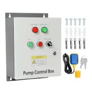 2 HP Well Pump Control Box, 208/240V Single Phase, 4-Wire with Contactor, Saf...