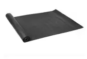 Athletic Works PVC Yoga Mat, 3mm, Dark Gray, 68inx24in, Non Slip, Cushioning for