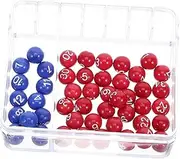 Hohopeti 1 Set Machine Case Number Picker Acrylic Plastic Seamless Balls for Parties and