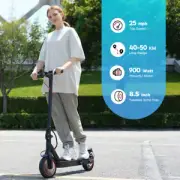 Portable Electric Scooter Adult 40KM/H 8.5" Soild Tires Foldable Travel E Bike