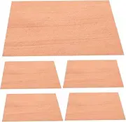 jojofuny 5 Sheets Wood Texture Model Stickers for Table Building Decor Thin Wood Grain Basing for Architectural Models and Interior Design Projects