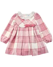 Mayoral Plaid Formal Wool-Blend Dress 18M Pink