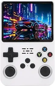 R36S Handheld Game Console, DDR3L 1GB RAM 640x480 HD 3.5in IPS Screen Retro Gaming Console, Portable Pocket Console with Dual 3D Joystick, Video Game Console for Linux System