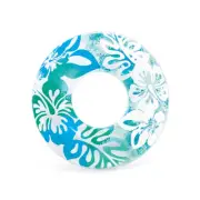 Intex Assorted 91cm Clear Tropical Colour Swimming Inflatable Pool Float Tube 9+