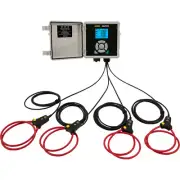 AEMC DL914 True-RMS 4-Channel Waterproof AC Data Logger, (4) MiniFlex