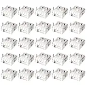 50pcs Micro USB 2.0 Type A Female Socket 4 Pin Jack Sockets 90 Degree 1.5A 30V
