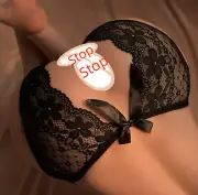 Women Sexy Seductive Crotchless Open Crotch Lace thong Underwear Undies Panties