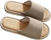 [AioTio] Cloth Slippers Linen Slippers Indoor Slippers Summer Silent Slippers Linen Slippers For Women And Men