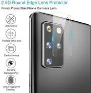 Screen Protector Nuglas Clear Tempered Glass For Samsung S20/S20 5G Camera lens