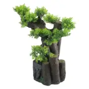Decorative Pine Trees with Natural Appearance Fish Tanks Artificial Pine Trees