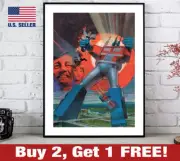 Transformers G1 Optimus Prime Poster 18" x 24" Print 80s Marvel Comic Art 1