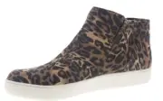 Naturalizer Women’s MIRANDA Size 9M Zip Up Fabric Ankle Booties Cheetah Print
