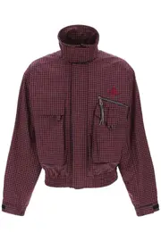 VIVIENNE WESTWOOD micro tartan memphis bomber jacket