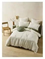 [Linen House] Millbrooke Quilt Cover Set in Vanilla