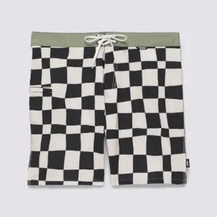 【VANS 官方旗艦】The Daily Checker 男女款黑白色棋盤格短褲