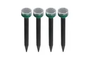 Vibe Geeks 4 Pcs Solar Ultrasonic Electronic Mouse Snake Insect Repeller