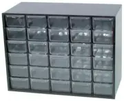 30 Drawer Unit Parts Cabinet Great for Components Storage Workshop Wall Mounted