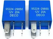 4 Pin Car Air Conditioning Fan Fuel Pump Deco Relay 95224-29850 12V for KIA Hyundai 2Pcs