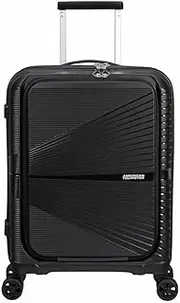 [American Tourister] Airconic Front Opening Suitcase, Onyx Black, 55cm