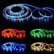 16FT 2835 SMD RGB 300LEDs LED Strip Room Home Light Tape Lamp Color Changing 12V