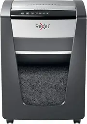 Rexel Momentum Micro Cut Paper Shredder, Black