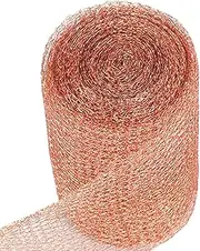 Copper Wire Mesh, Cuttable Double-Layer Pure Copper Slug Barrier Roll, Filler Blocker, Anti Snail Fence, Wire Mesh for Mice Control