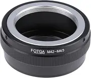 [Hersmay] Lens Adapter Ring for M42 42mm Screw Mount Lens to M4/3 Mount Camera For Olympus Pen and For Panasonic Lumix Micro Four Thirds (MFT, M4/3) Mount Mirrorless Camera Body