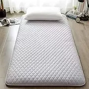 Mattresses Tatami Floor Mat Padded Japanese Floor Mattress Foldable and Double Portable Mattress for Outdoor Indoor Camping Guest(Gray,90x200cm)