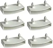 NANSHINE 54-55mm Replacement Bed Slat Holders Kits Bundles Plastic Centre Caps Holders, Width 54mm x Height 9 mm (Inside Dimension) (20pcs end caps and 10pcs Centre caps)