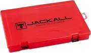 JACKALL 3000D Tackle Box, L, Clear Red