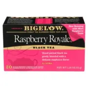 Black Tea Raspberry Royale 20 Bags (Case of 6) By Bigelow