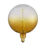 Lumenovo 1W E27 2200K G200 LED Filament Globe Gradient Amber