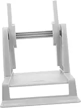 TEMPNAP 1pc Rolls External Bracket Label Dispenser Label Maker Machine with Tape Magnetic Bins Sellers Wire Shelving Desk Organizer Desktop Stand Manual Label Paper Holder White Plastic