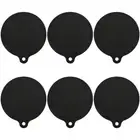 6 Pcs Induction Cooktop Mat Protector Nonslip Silicone Heat Insulation Pad Y1B6