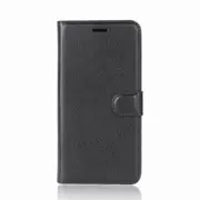 For Sony Xperia XA2 Ultra Litchi Texture Horizontal Flip Leather Case with Wallet & Holder & Card Slots(Black)