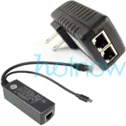 Gigabit Raspberry Pi 3B+ 3B Plus PoE Kit (Splitter + Injector) Micro USB 5V 2.4A