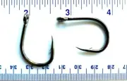 100 GT 4X Strength L319 Black Nickel Live Bait Fish Hooks size 5/0 - 100 Hooks