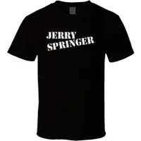 在飛比找蝦皮購物優惠-男士棉質 T 恤 Jerry Springer 90 年代電