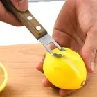 Lemon Zester Lime with Channel Stainless Steel Citrus Knives Tool GarnishGrater-