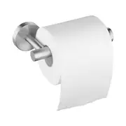ACA Bath Toilet Paper Roll Holder Stainless Steel Wall Round Rack Brushed Nickel