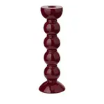 Addison Ross Lacquered Bobbin-Shaped Candlestick, Tall