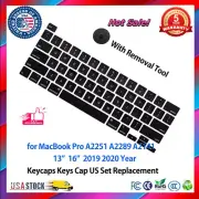 Keycaps Keys Cap Set Replacement for MacBook Pro A2251 A2289 A2141 2019 2020 US