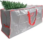 Christmas Tree Storage Bag, Heavy Duty 7.5 ft Artificial Xmas Holiday Tree Storage Zippered Bag with Carry Handles, Durable Waterproof Material, Protect Against Dust, Insects & Moisture (Grey)