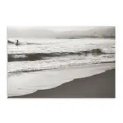 Artey | BW Surfer 2 - Stretched Canvas - Stretched Canvas - 80 x 100cm