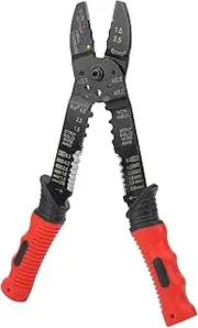 Crimper, Carbon Steel Blades with Crimping Tool, Crimp Insulated Terminals/Non-insulated Terminals/Connectors/Plug-in Connectors, for Industrial Supplies