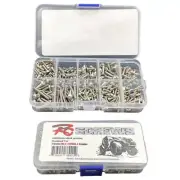 387 Pcs/Set Stainless Stelel Screws Set For Traxxas TRX-4 1/10 RC Car Crawler A