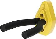 rockible Guitar Wall Hanger Hook Guitar Holder Space Saving Multifunction Professional Instrument Support Display Rack for Ukulele, Yellow