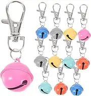 Ipetboom Appearance Pet Collar Bells Wear-Resistant for Dogs Cats Pet Accessory 12pcs Set Random Color