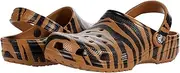 [Crocs] Women & Men Classic Printed Leopard Clog Gold