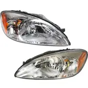 For 2003 Ford Taurus Headlight Assembly Pair Driver and Passenger Side (for: Ford)